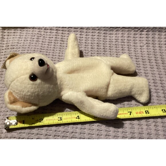 SNUGGLE Advertising Fabric Softener Cream Plush Bean Bear Lever Bros. 1999 Tags - Picture 6 of 8